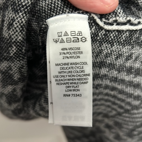 MAX STUDIO tunic sweater. Size 2X - Picture 7 of 7